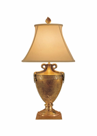 2018 Wildwood Lamps Regal Urn Lamp with Tortoise Patina on Cast Brass