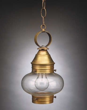 2022 Northeast Lantern Onion (1) Light Medium Base Hanging Fixture With Multiple Glass & Finish Options