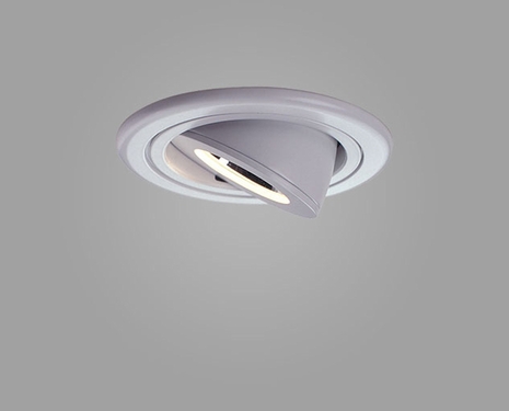 2085 CSL Lighting Jewel Light 3.6 Adjustable Wallwash In white Finish
