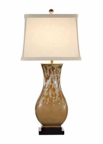 21222 Wildwood Lamps Mottled with Green Lamp