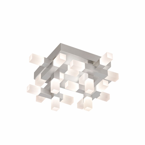 2124.16 Sonneman Connetix&reg; Architectural 16" LED Surface Mount with Bright Satin Aluminum Finish