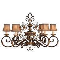 218540 Fine Art Lighting Castile 39"W Oblong Chandelier with Bronze Finish
