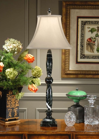 22041 Wildwood Lamps Zebra Marble Lamp