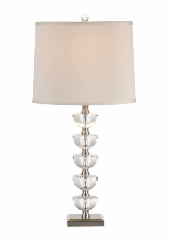 22293 Wildwood Solid Crystal Clear Percy Lamp
