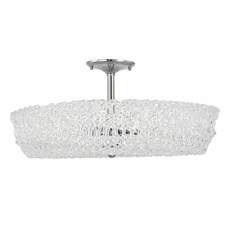 2232 Framburg Brocatto 3 Light Flush Mounts and Semi-Flush Mount