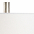 22460 Wildwood 27.5in. Composite Adagio Lamp - Silver with Linen Shade and Antique Silver Leaf Finish