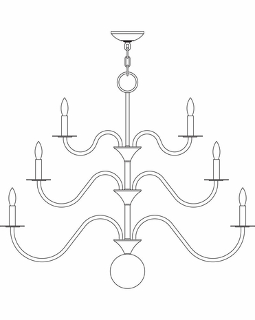 2250 Framburg Lighting Concord 15 Light Foyer Chandelier