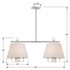 2257-PN Crystorama Libby Langdon for Crystorama Westwood 8 Light Polished Nickel Chandelier