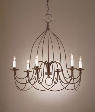 2266 Wildwood Lamps Delicate Iron Chandelier