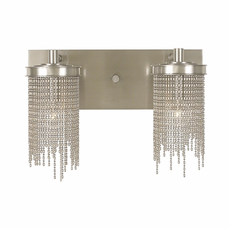F-2292 Framburg 2-Light Brushed Nickel Guinevere Sconce