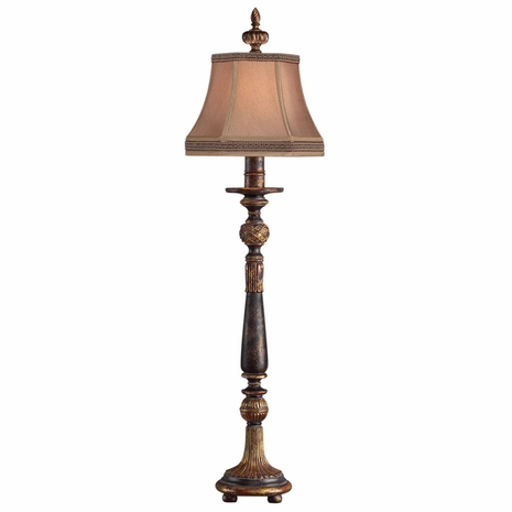 230315ST Fine Art Lamps 1 Light Castile 38.75" Console Lamp with Bronze Finish