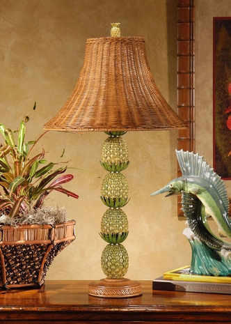 23259 Wildwood Lamps Stacked Pineapples Lamp
