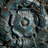 23332 Wildwood Lamps Rosetta Lamp - Antique Verdi Medallion And Mounting Finish