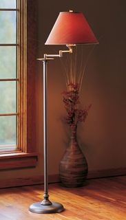 24-2050-03-D Hubbardton Forge Lighting Swing-Arm Wrought Iron Floor Lamp Display Light