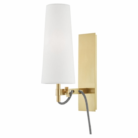 2421 Hudson Valley Lanyard 1 Light Wall Sconce W/ Plug