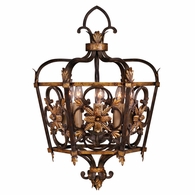 242749ST Fine Art Lamps 5 Light Castile 18" Round Pendant with Bronze Finish