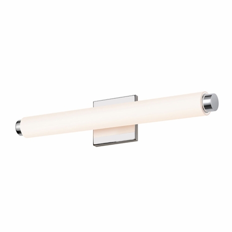 2430.01-DT Sonneman Tubo Slim LED Bath 18" LED Bath Bar with Polished Chrome Finish