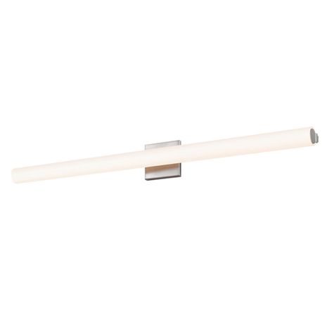 2433.13-FT Sonneman Tubo Slim LED Bath 40" LED Bath Bar with Satin Nickel Finish