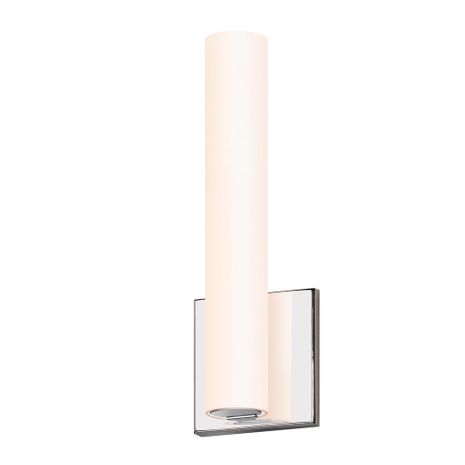 2440.01-FT Sonneman Tubo Slim LED Bath 12" LED Sconce with Polished Chrome Finish