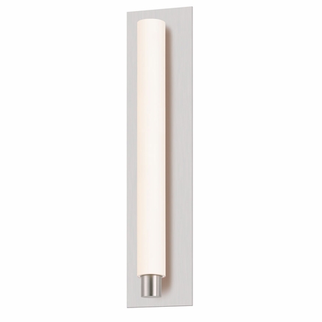 2443.13-DT Sonneman Tubo Slim LED Bath 18" LED Panel Sconce with Satin Nickel Finish