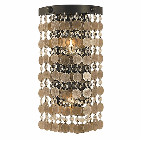 F-2481 Framburg 2-Light Antique Brass Naomi Sconce