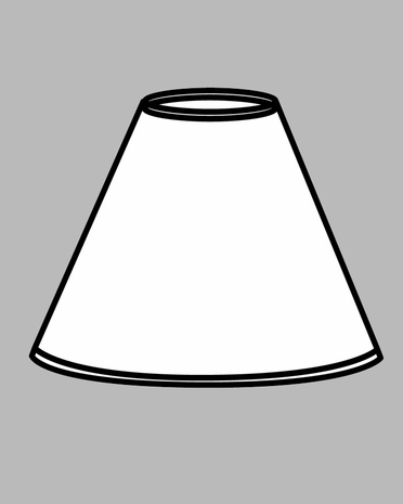 25-0972 Hubbardton Forge Lighting Empire Clip Shade