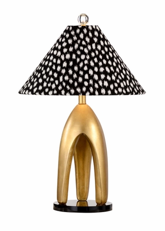 25505-2 Wildwood Lamps Contempo Lamp - Black Crystal Base Finish