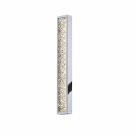 2557.01 Sonneman Dazzle Slim Bath 18" LED Bath Bar with Polished Chrome Finish