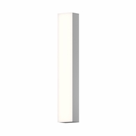 2590.13 Sonneman Solid Glass Bar Bath 18" LED Bath Bar with Satin Nickel Finish