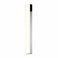 2592.01 Sonneman Solid Glass Bar Bath 24" LED Bath Bar with Polished Chrome Finish