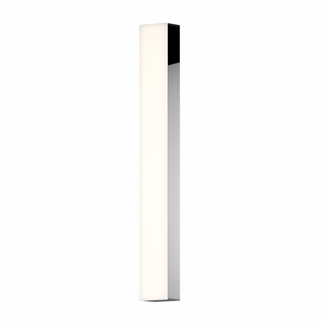 2592.01 Sonneman Solid Glass Bar Bath 24" LED Bath Bar with Polished Chrome Finish