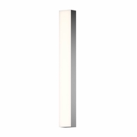 2592.13 Sonneman Solid Glass Bar Bath 24" LED Bath Bar with Satin Nickel Finish