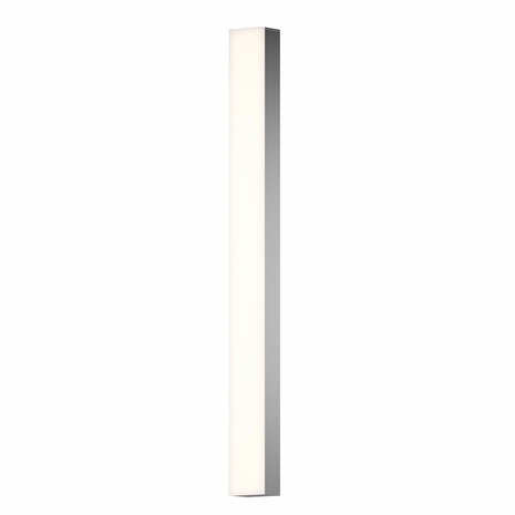 2594.13 Sonneman Solid Glass Bar Bath 32" LED Bath Bar with Satin Nickel Finish
