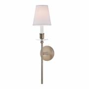 261 Hudson Valley Urbana 1 Light Wall Sconce W/White Shade