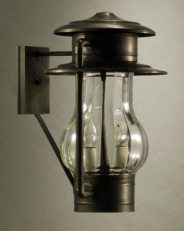 2631 Northeast Lantern Railroad (1) Light Medium Base Wall Fixture With Multiple Glass & Finish Options