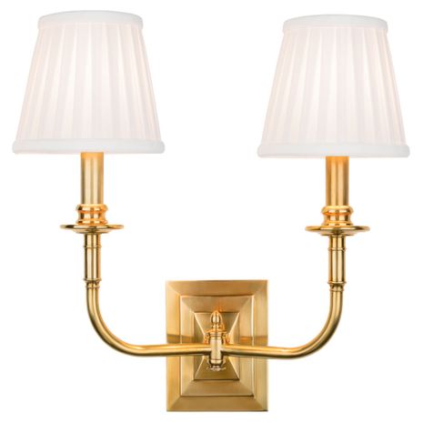 2702 Hudson Valley Lombard 2 Light Wall Sconce