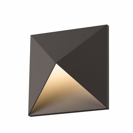 2714.72-WL Sonneman Prism Inside-Out LED Sconce with Textured Bronze Finish