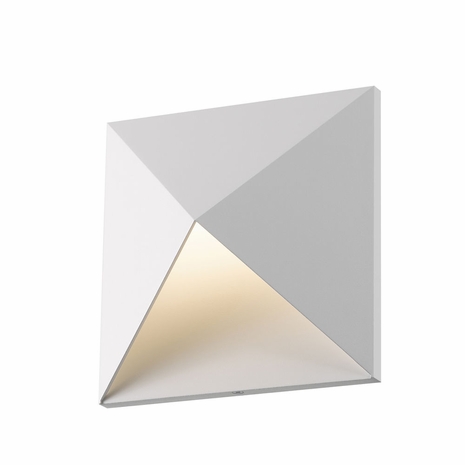 2714.98-WL Sonneman Prism Inside-Out LED Sconce with Textured White Finish