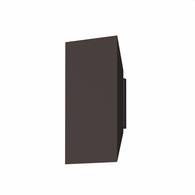 2716.72-WL Sonneman Chamfer Inside-Out LED Sconce with Textured Bronze Finish