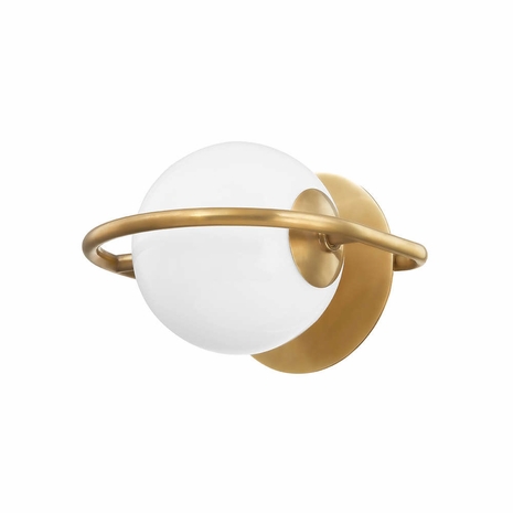 273-11-VB Corbett Lighting Everley 1 Lt. Wall Sconce with Vintage Brass Finish