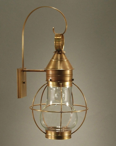 2731 Northeast Lantern Bosc (1) Light Medium Base Wall Fixture With Multiple Glass & Finish Options