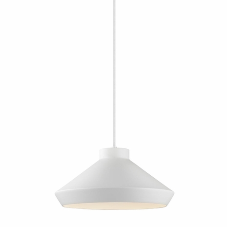 2752.03 Sonneman Koma Architectural Meiji Pendant with Satin White Finish