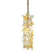 279-41-GL Corbett Lighting Milan 1 Lt. Pendant with Gold Leaf Finish