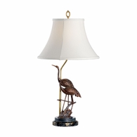2813 Wildwood Cast Brass Combined Patinas Kiawah Lamp