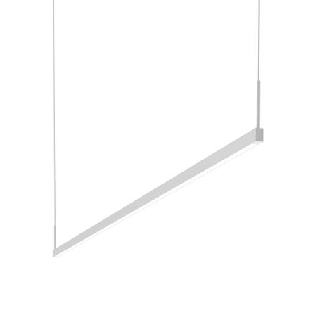 2816.03-6-35 Sonneman Thin-Line 6' One-Sided LED Pendant (3500K) with Satin White Finish