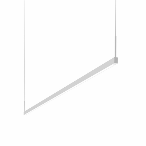 2816.03-6 Sonneman Thin-Line Architectural 6' One-Sided LED Pendant with Satin White Finish