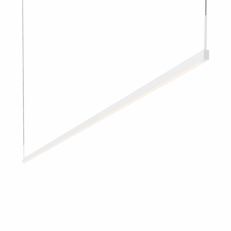 2818.03-8 Sonneman Thin-Line Architectural 8' Two-Sided LED Pendant with Satin White Finish