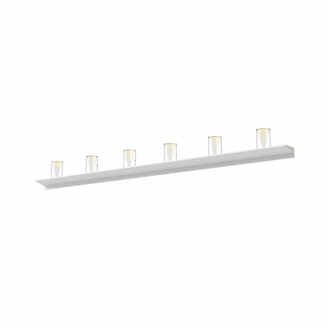 2854.03-LC Sonneman Votives Systems 6' LED Wall Bar with Satin White Finish