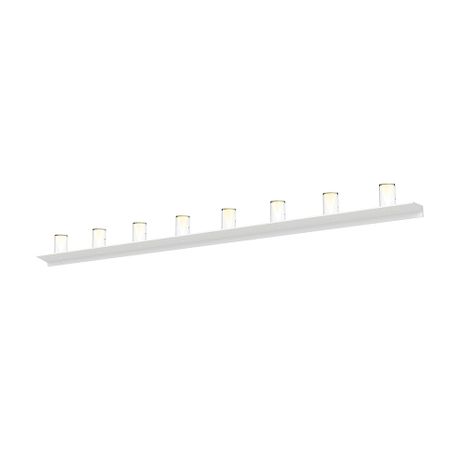 2855.03-LC Sonneman Votives Systems 8' LED Wall Bar with Satin White Finish