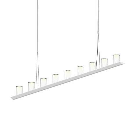 2859.03-LC Sonneman Votives Systems 6' LED Bar Pendant with Satin White Finish